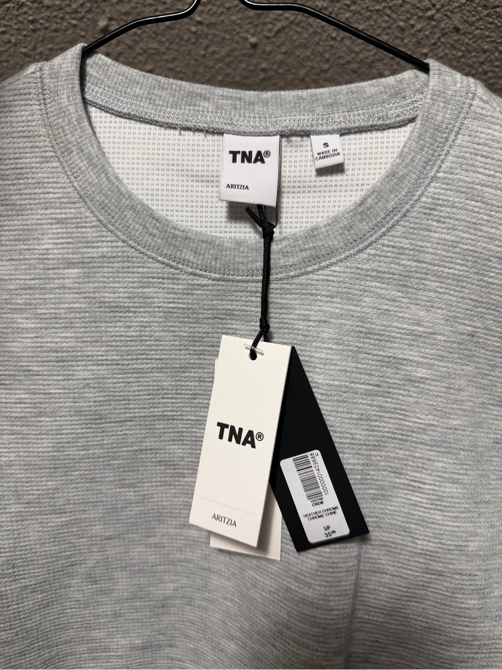 TNA Heather Gray Crewneck Sweatshirt